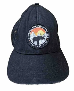 Gerry Explore The Possibilities Mesh Snapback Baseball Hat Cap Black - Picture 1 of 4