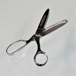 Tijeras vintage Wiss Pinking patente n.º 2286874 Newark NJ EE. UU. tijeras corte zig zag - Imagen 1 de 9