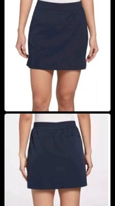 NEW Lady Hagen Women's Perforated Golf Skort Dark Blue Size Large  F57 - Picture 1 of 1
