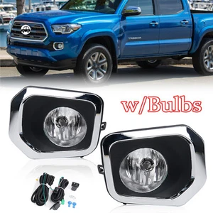 Pair For 2016-2022 Toyota Tacoma SR SR5 Fog Lights Bumper Lamps w/Wiring Kit - Foto 1 di 10