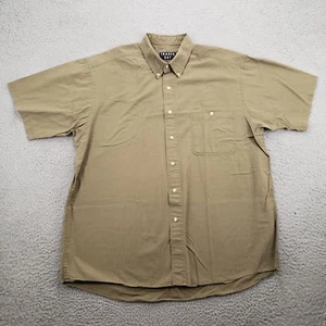 Trader Bay Shirt Mens Large Green Short Sleeve Button Up - Picture 1 of 10