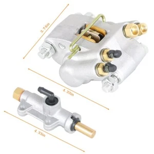 New Rear Brake Caliper & Master Cylinder For Polaris Sportsman 500 4X4 2000 ATV - Foto 1 di 8