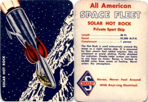 Gasolina Skelly UO67, flota espacial estadounidense, 1953, roca caliente solar - Imagen 1 de 1