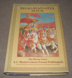 Bhagavad Gita "As It Is" 1972 Book Divine Grace Bhaktivedanta Swami Prabhupada - Picture 1 of 3