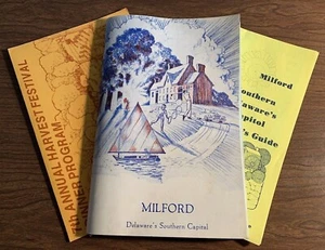 3 Pc. Lot ~ Milford Delaware's Southern Capital, Harvest Festival, Visitor Guide - Bild 1 von 11