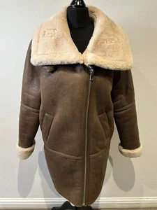 ZARA PILOT AVIATOR STYLE JACKET SIZE XS RELAXED SOFT LINING BNWOT - Picture 1 of 11