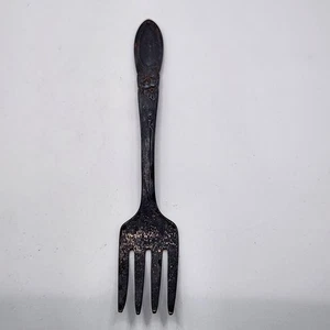 Vintage Community White Orchid Silverplate Fork 4.5" Ornate Pattern Tarnished - Picture 1 of 5