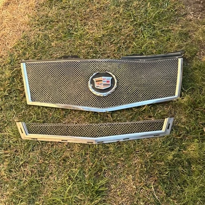 2008-2012 Cadillac CTS Metal Mesh Grill Chrome - Image 1 of 4