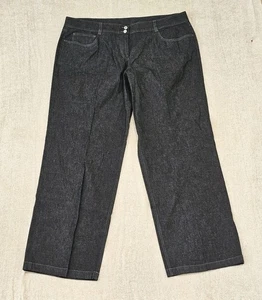 Jeans Eileen Fisher XL cotone elasticizzato denim gamba dritta in vintage - Foto 1 di 7