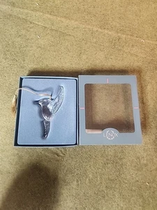 Lenox Kristall Kolibri Ornament RAR Vintage 1991 Wintergrüße Weihnachten - Bild 1 von 4