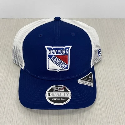 New York Rangers New Era 9Seventy 2 Tone Adjustable Snapback Trucker Hat NEW - Image 1 of 4