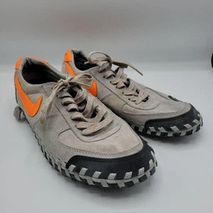 Nike Considered Lava Dome 8.5US Gray/Orange Nubuck Sneakers Used - Picture 1 of 7
