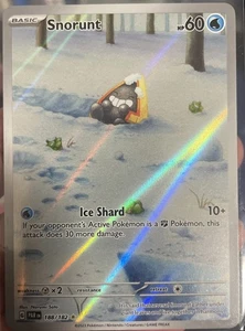 Snorunt 188/182 Pokémon Paradox Rift Illustration Rare Full Art Holo NM - Bild 1 von 2