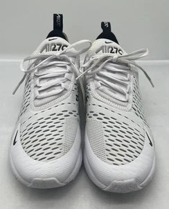 Nike Air Max 270 Running Casual Shoes White Black - Picture 1 of 7