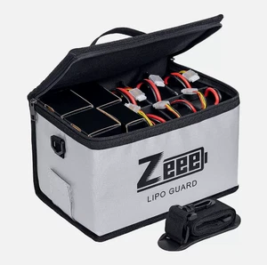 Zeee Lipo Safe Bag Fireproof 10 Cell Adjustable Battery Bag for Storage&charge - Picture 1 of 8