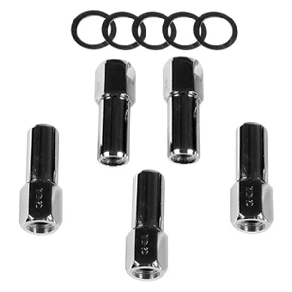 Mr. Gasket 4305 Chrome Plated Shank Seat Open End Lug Nuts w Washers - Изображение 1 из 2
