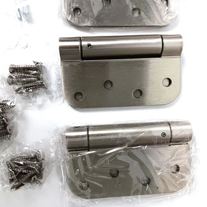 Sorgmach Satin Nickel Schwerlast Scharnier 4 x 4 Zoll 3 Türscharniere Gewerbe Neu - Bild 1 von 3