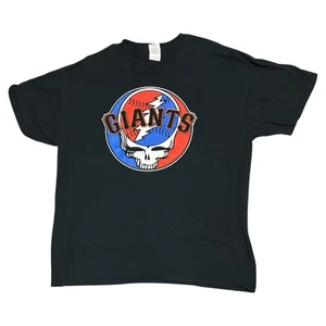 San Francisco Giants Grateful Dead Shirt Size XL Black 2011 Men - Picture 1 of 10