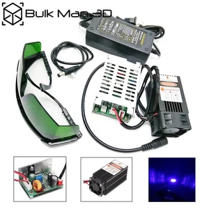 15W Laser Head 450nm 15000mW High Power TTL Adjustable Focus Blue Laser Module - Picture 1 of 7