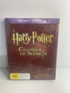 Harry Potter and the Chamber Of Secrets Steelbook Blu Ray Brand New Sealed - Picture 1 of 2