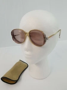 VTG Contessa Lilac RX Oversized Eyeglasses Plastic Frame by U.S. Optical RARE - Picture 1 of 7