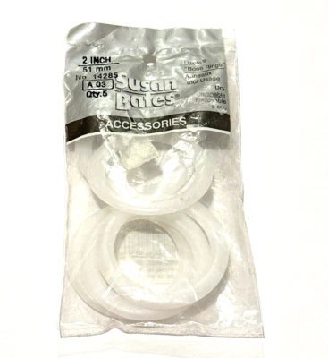 Susan Bates Luxite Anillos de Hueso Accesorios 2 en 51mm A03 Nº 14285002 Artesanía NUEVO Foto 1 de 4