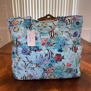 NWT Vera Bradley Large Glenna Tote In Antilles Treasure - Picture 1 of 4