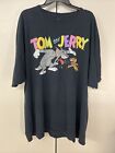 Tom and Jerry Black Graphic T-Shirt 4XL