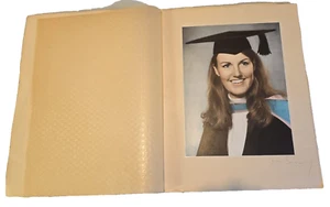 Vintage Women 60s/70s? Colored High School/College Paper Photograph Collectible - Picture 1 of 2