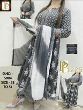 Indian Pakistani Women Designer Kurta, Dupatta & Pants Suit Set, Salwar Kameez