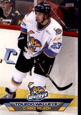 2011-12 Toledo Walleye Choice #14 Mike Pelech Toronto Ontario Canada Hockey Card