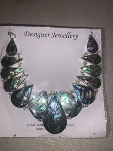 ladies abalone necklace - Picture 1 of 2