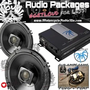 1998 to 2025 Harley Davidson 'PLUG & PLAY' Audio Upgrade by #MotorcycleAudio12v - Picture 1 of 3