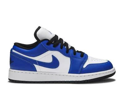 Nike Hombre Air Jordan 1 GS Low Game Royal Blanco Negro 553560-124 Foto 1 de 4