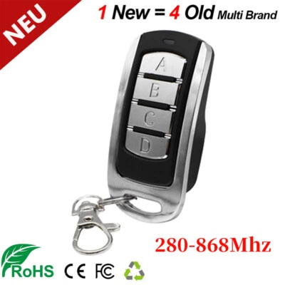 280-868MHZ Fix Rolling Code Gate Garage Door Multi Frequency Remote Duplicator - Image 1 of 4