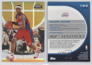 2005-06 Topps Finest Gold Refractor /39 Daniel Ewing #123 Rookie RC