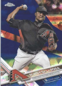 RUBBY DE LA ROSA 2017 TOPPS CHROME SAPPHIRE EDITION #231 ONLY 250 MADE - Picture 1 of 2