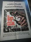1970 Bestia w piwnicy Oryginalny horror One-Sheet 1S plakat