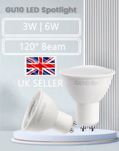 GU10 LED Bulbs | Spot Light | Warm | Cool | Day White | Lightbulbs | 3W 6W 230V - Picture 1 of 18