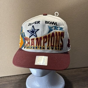Vintage Dallas Cowboys Super Bowl Cap XXX 30 Champions Hat 1996 NFL Official - Picture 1 of 11