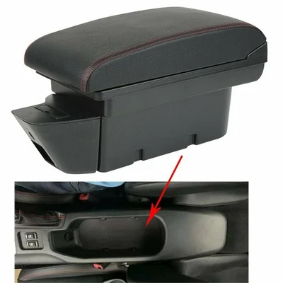 For Toyota 86 2013-2018 for Subaru BRZ CENTRE CONSOLE ARMREST Box Dual Layer USB - image 1 of 4
