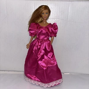 Vintage 1999 Mattel Barbie 11" doll w/ her original vintage dress Pre owned - Picture 1 of 6