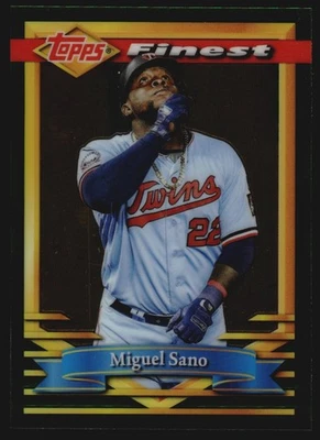 2021 Finest Flashbacks Baseball Card #151 Miguel Sano - Image 1 of 2