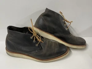 Red Wing 3150 Vintage Boots Chukka Boots Dark Brown Leather Mens Size 11 D - Picture 1 of 18