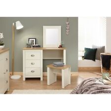 Lancaster Bedroom Furniture Dressing Table Mirror & Stool Set Dresser - Cream