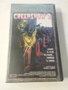 Creepshow 2 Stephen King Michael Gornick Terror 1987 - VHS Tape Spanish New - Picture 1 of 5
