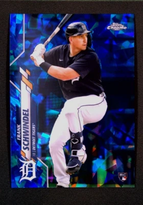 2020 Topps Chrome Update Sapphire #U118 Frank Schwindel Rookie RC Cubs - Image 1 of 3