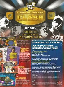 WWF CHAMPIONSHIP CLASH SALES SHEET BY FLEER   RARE TO FIND          PLEASE READ