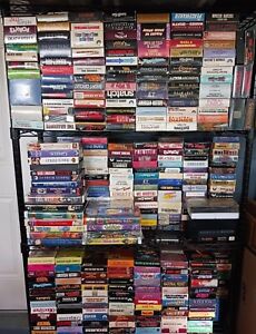 VHS Tapes Lot 10 Random Tapes Mystery, Horror, Fantasy, Comedy, Crime, Scifi