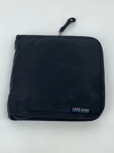 Cartera Case Logic 12 CD DVD de colección de los años 90 6 páginas blanca estilo ProSleeve - negra - Imagen 1 de 3